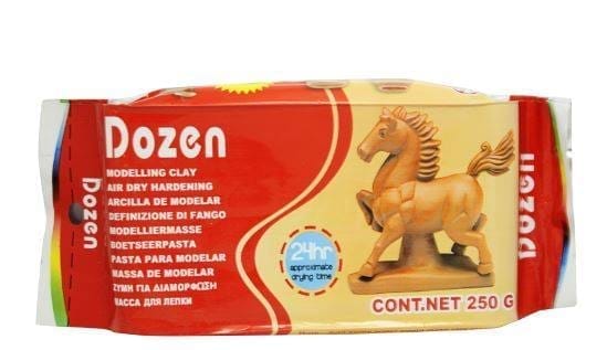 Dozen clay - 500 gram terracotta color