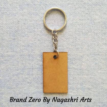 Brand Zero Key Rings With Chain -  Pack of 5 Pcs