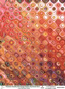 Brand Zero Premium Quality Decoupage Paper Pack of Two - Design Code: BZPQDP10200