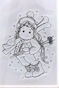 Clear Stamps Imported - Lovely Girls Design 18 - 9cm*6cm