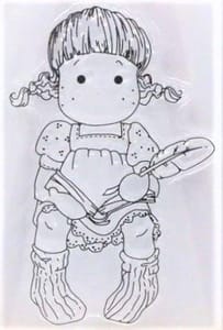 Clear Stamps Imported - Lovely Girls Design 15 - 9cm*6cm