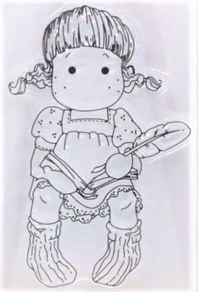 Clear Stamps Imported - Lovely Girls Design 15 - 9cm*6cm