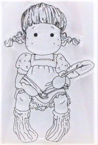 Clear Stamps Imported - Lovely Girls Design 15 - 9cm*6cm