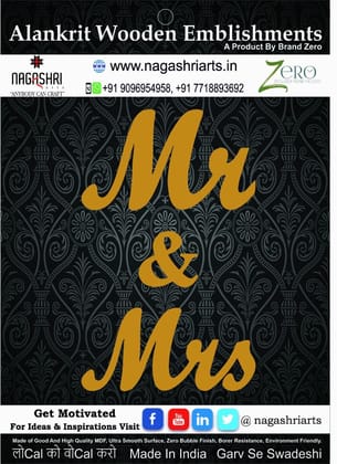 Brand Zero - MR & MRS - Wall Decor & Backgrounds Brand Zero - MR & MRS - Wall Decor & Backgrounds