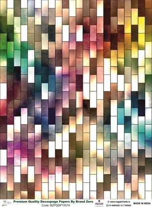 Brand Zero Premium Quality Decoupage Paper Pack of Two - Design Code: BZPQDP10014