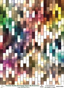 Brand Zero Premium Quality Decoupage Paper Pack of Two - Design Code: BZPQDP10014