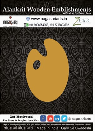 Brand Zero MDF Chopping Board Design 104 - Select Your Preference Of Size & Thickness