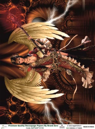 Brand Zero Premium Quality Decoupage Paper Pack of Two - Design Code: BZPQDP10155