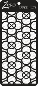 Brand Zero Pratibimb Craft Stencil - Code: BZPCS-1078 - Select Your Preferred Size