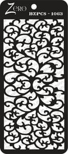 Brand Zero Pratibimb Craft Stencil - Code: BZPCS-1063 - Select Your Preferred Size