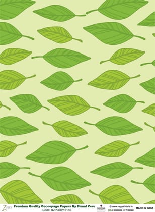 Brand Zero Premium Quality Decoupage Paper Pack of Two - Design Code: BZPQDP10165