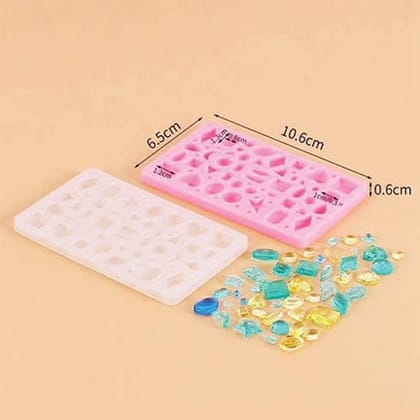 Brand Zero Silicon Mould - Multi Size Gem Stones