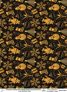 Brand Zero Premium Quality Decoupage Paper Pack of Two - Design Code: BZPQDP10055