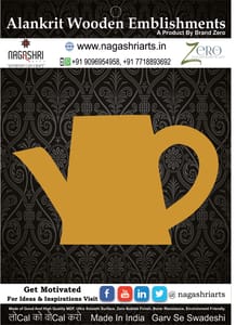 Brand Zero MDF Emblishment Watering Can Design 1 - Select Your Preference Of Size & Thickness