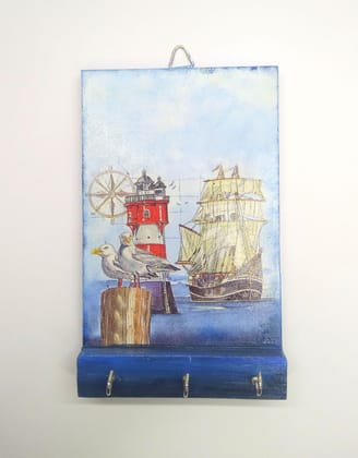 Rectangle Design Key Holder - MDF