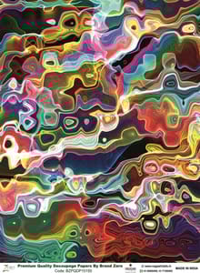 Brand Zero Premium Quality Decoupage Paper Pack of Two - Design Code: BZPQDP10150