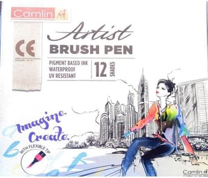 Camlin Artist Brush Pen 12 Shades