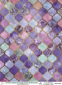 Brand Zero Premium Quality Decoupage Paper Pack of Two - Design Code: BZPQDP10133