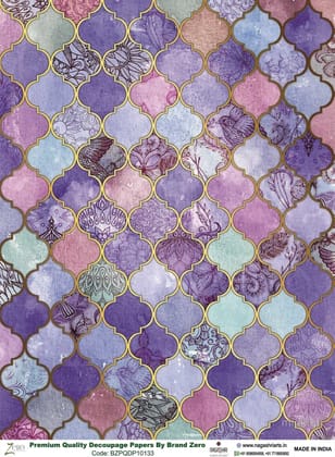 Brand Zero Premium Quality Decoupage Paper Pack of Two - Design Code: BZPQDP10133