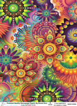 Brand Zero Premium Quality Decoupage Paper Pack of Two - Design Code: BZPQDP10135