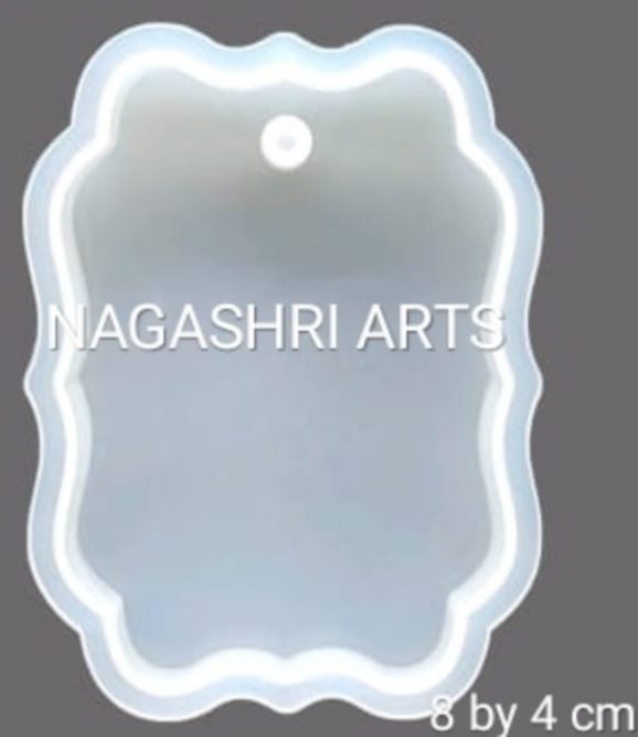 Brand Zero Silicon Mould - Pendant Jewellery Mould / , Diffuser & Ornament Design 12