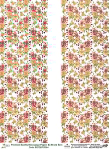 Brand Zero Premium Quality Decoupage Paper Pack of Two - Design Code: BZPQDP10264