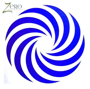 Imported Stencils- 5"*5"- Moony Circles Background