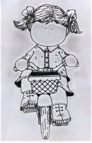 Clear Stamps Imported - Lovely Girls Design 16 - 9cm*6cm