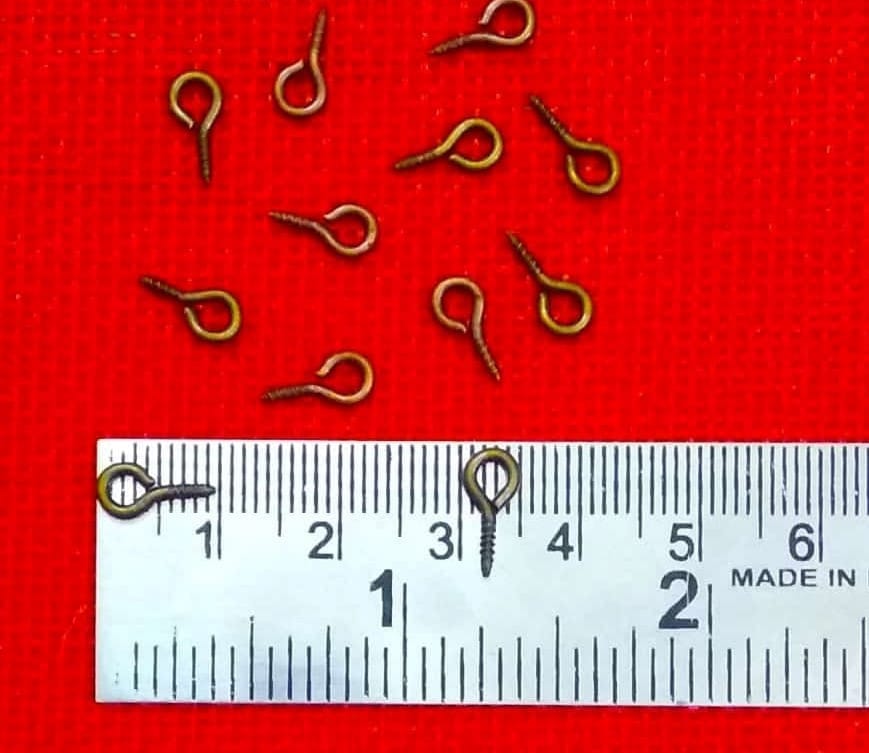 Brand Zero Q Screws -Antique Color  Pack of 10 pcs