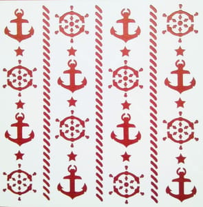 Anchor Background Stencil