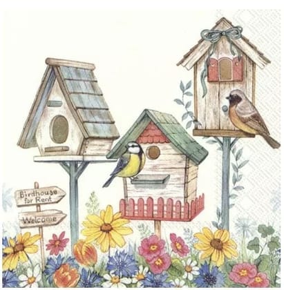 Decoupage Napkin / Tissue papers - 33cm by 33cm - GT1031