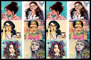 Brand Zero Luxury Speciality Decoupage Paper- Modern Women 3
