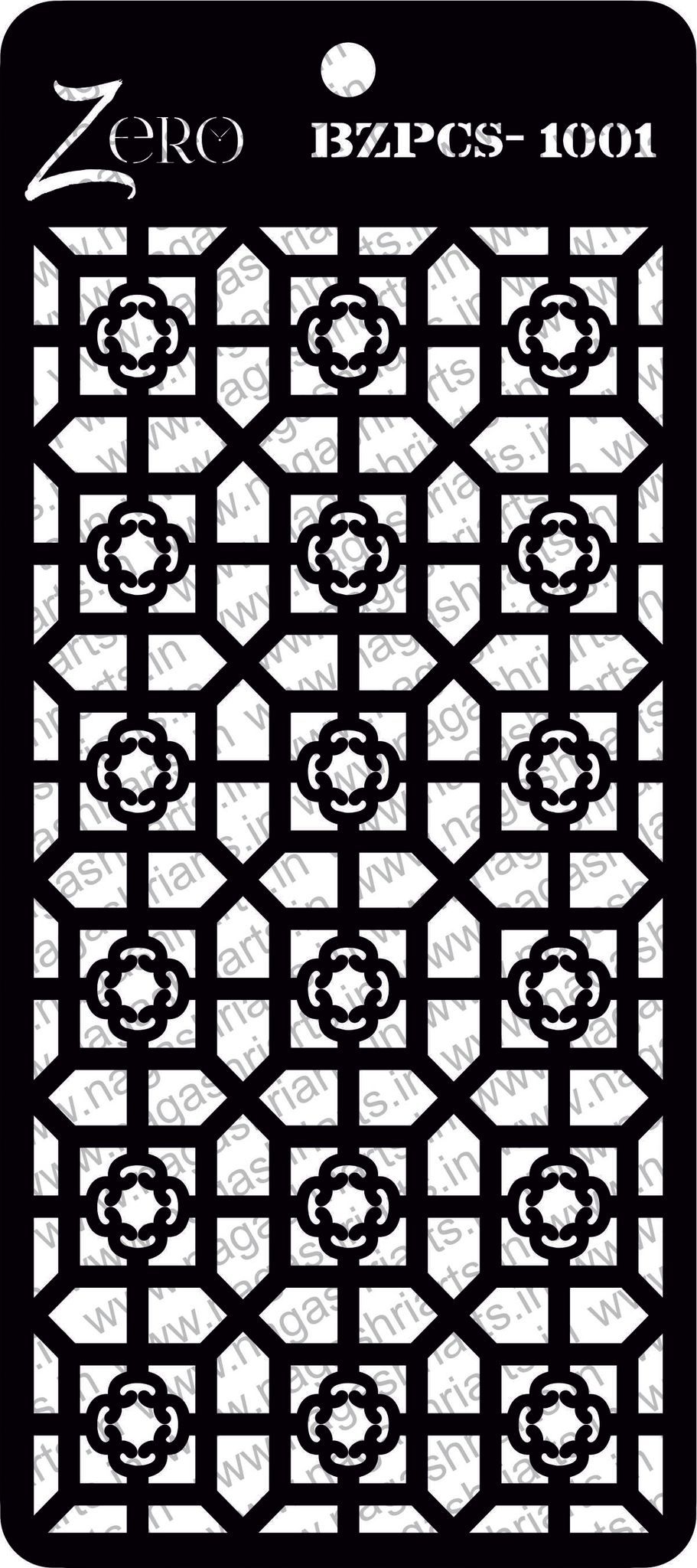 Brand Zero Pratibimb Craft Stencil - Code: BZPCS-1001