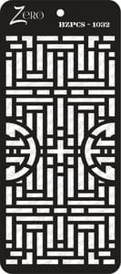 Brand Zero Pratibimb Craft Stencil - Select Your Preferred Size - Code: BZPCS-1032