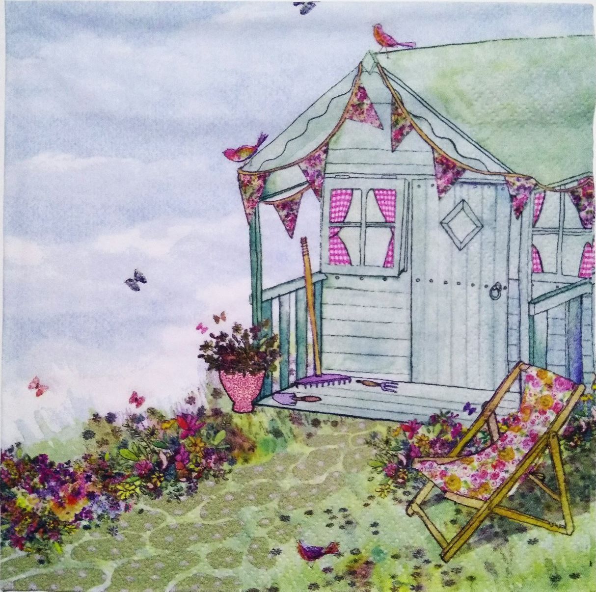 Decoupage Napkin / Tissue papers - 33cm by 33cm - Perfect Vacation