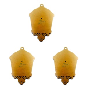 Brand Zero - Combo of 3 Pcs Victorian Clock Bases 13.0" * 8.5"