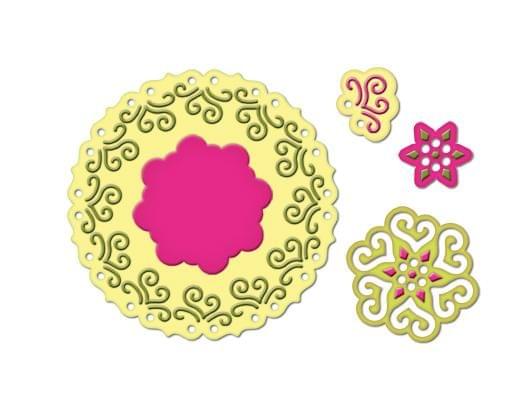 SPELLBINDERS SHAPEABILITIES CONTEMPORARY HEARTS PENDANTS DIE