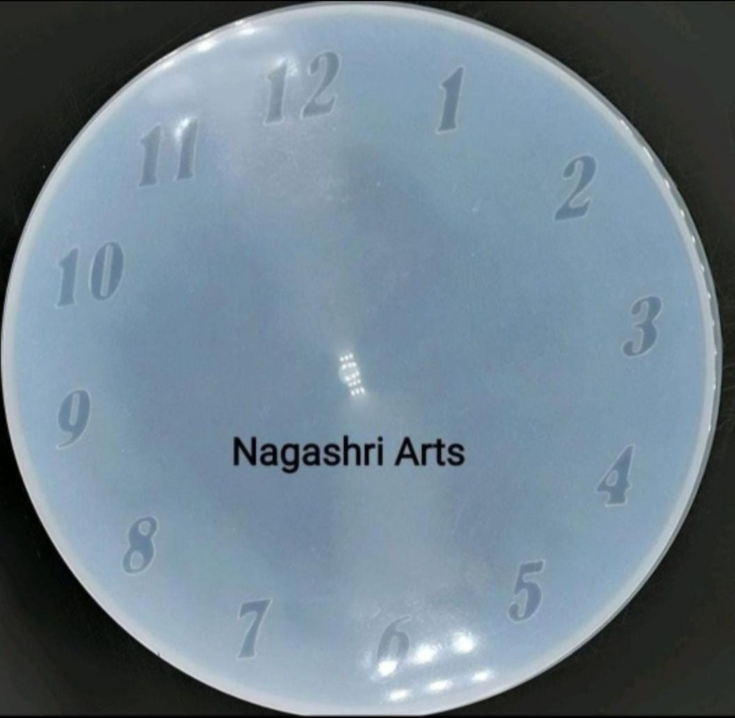 Brand Zero Silicon Mould -  Roman Dial Clock 12"