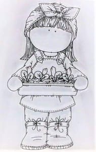 Clear Stamps Imported - Lovely Girls Design 14 - 9cm*6cm