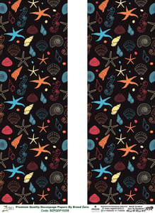 Brand Zero Premium Quality Decoupage Paper Pack of Two - Design Code: BZPQDP10258