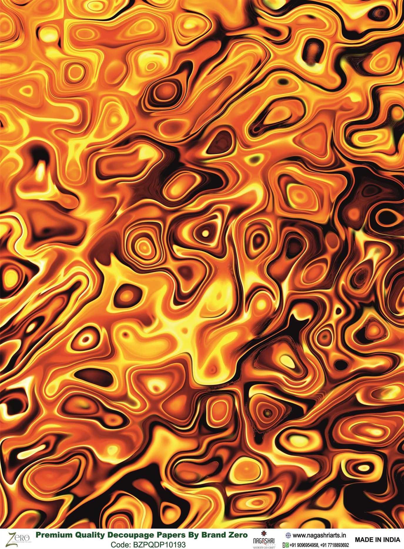 Brand Zero Premium Quality Decoupage Paper Pack of Two - Design Code: BZPQDP10193