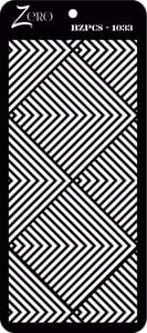 Brand Zero Pratibimb Craft Stencil - Select Your Preferred Size - Code: BZPCS-1033