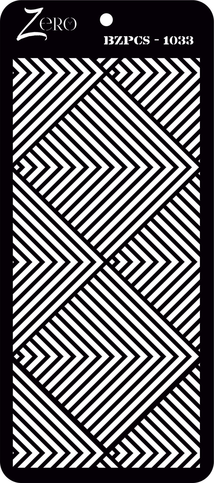 Brand Zero Pratibimb Craft Stencil - Select Your Preferred Size - Code: BZPCS-1033