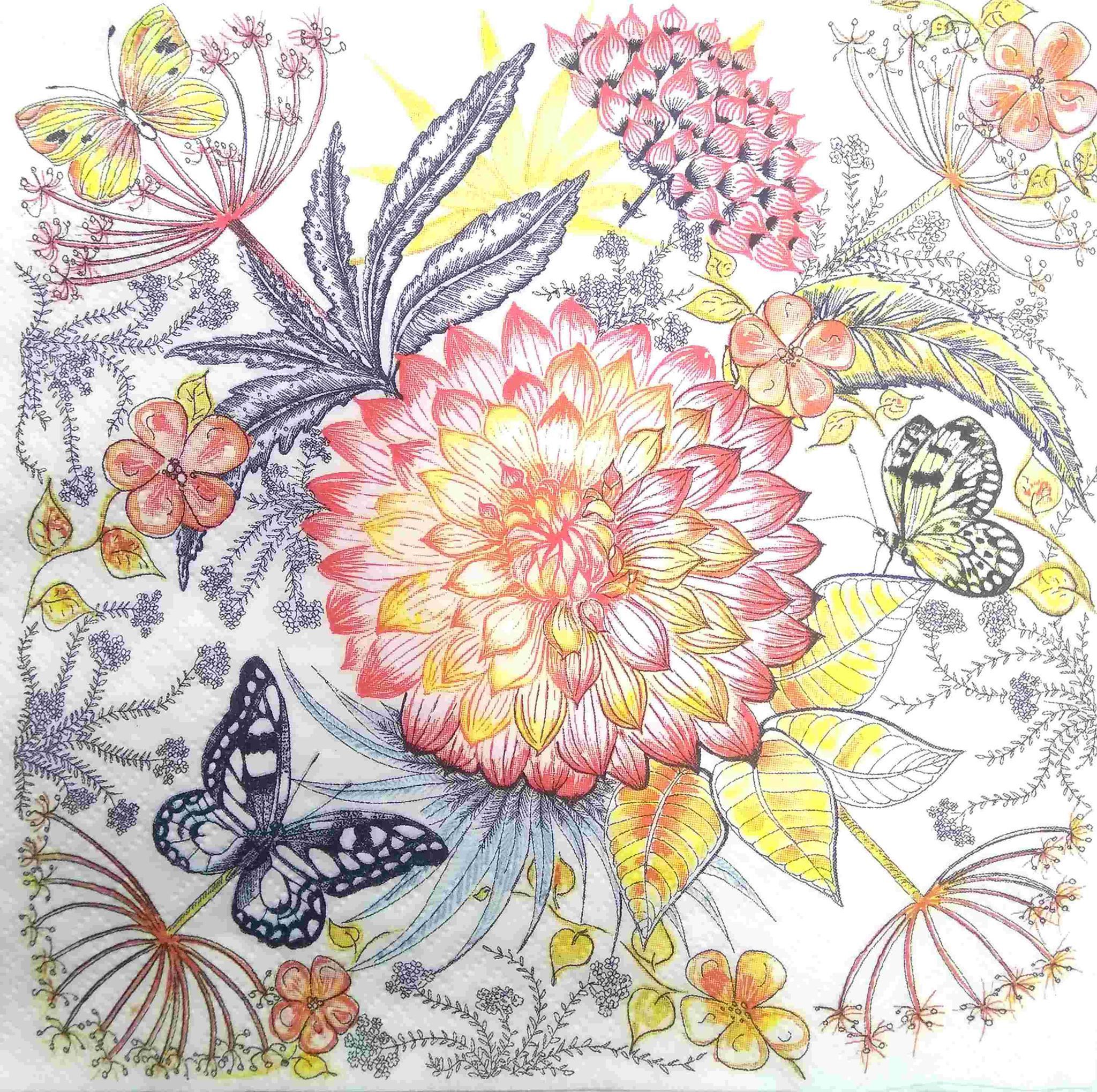 Decoupage Napkin / Tissue papers - GT1991