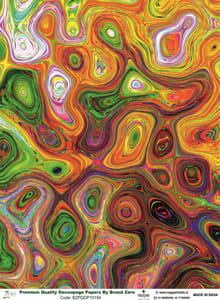 Brand Zero Premium Quality Decoupage Paper Pack of Two - Design Code: BZPQDP10194