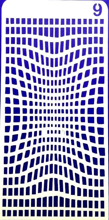 Imported Stencils- 4"*8"- Design 9
