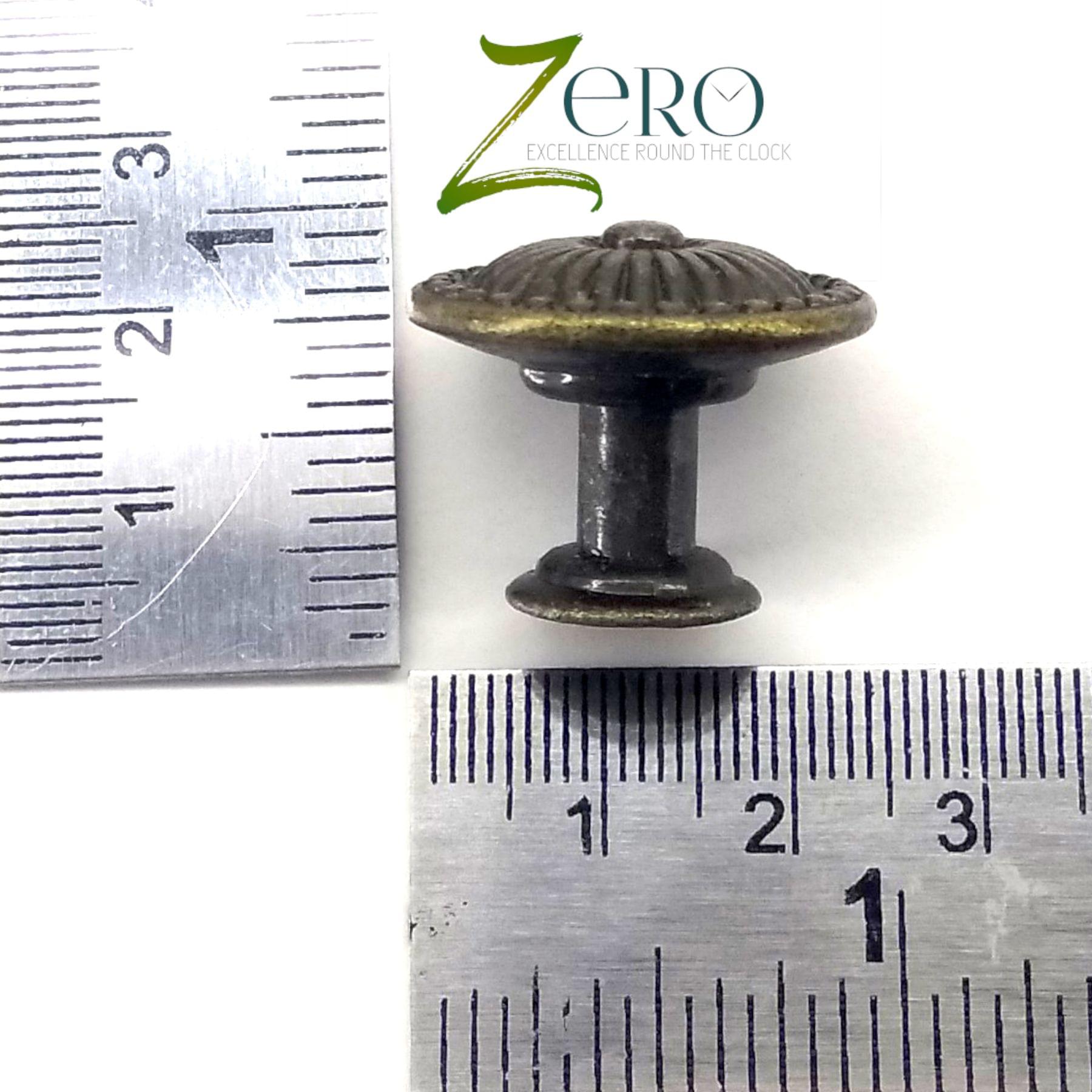 Brand Zero Vintage Metal Charms - Knobe Design 3 - Pack of 1 Pcs - 24mm*18mm