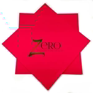 Brand Zero 250 Gsm Card Stock - 12 By 12 Inches Pack of 10 - Raspberry Red Colour