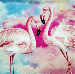 Decoupage Napkin / Tissue papers - Phoenicopterus