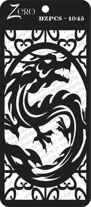 Brand Zero Pratibimb Craft Stencil - Code: BZPCS-1045 - Select Your Preferred Size